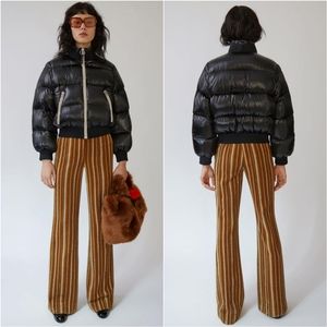 Acne Cilla Black Puffer Jacket Size 36